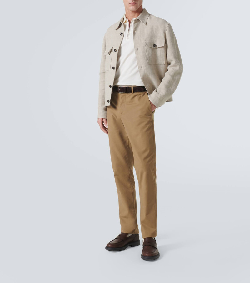 Loro Piana Regatta cotton-blend piqué polo shirt outlook