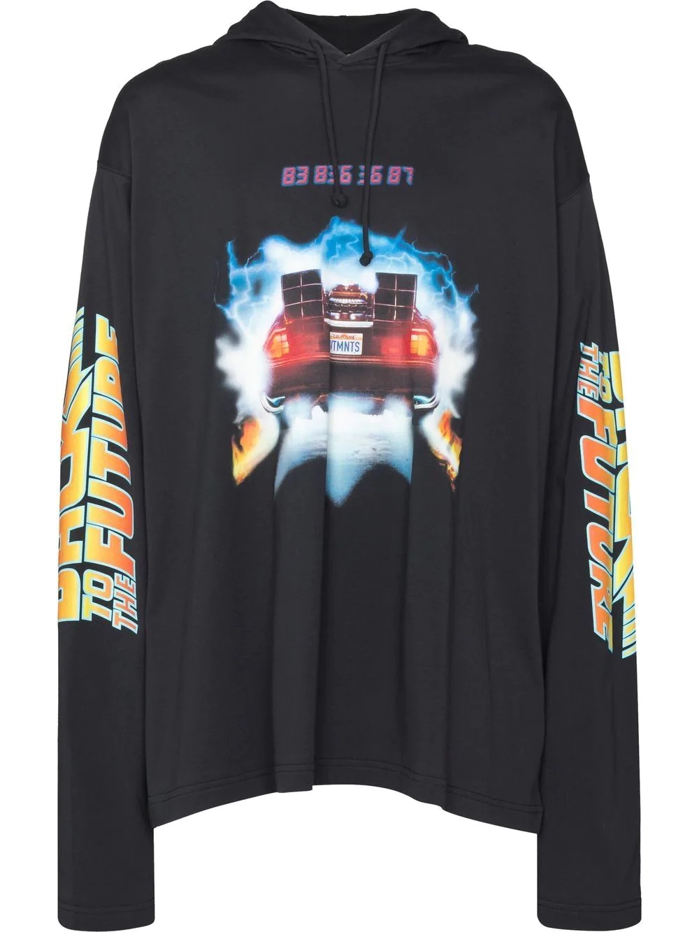 Back to the Future-print hoodie - 1