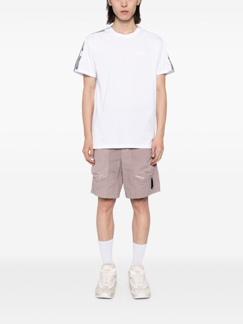 Moschino logo-tape cotton T-shirt outlook