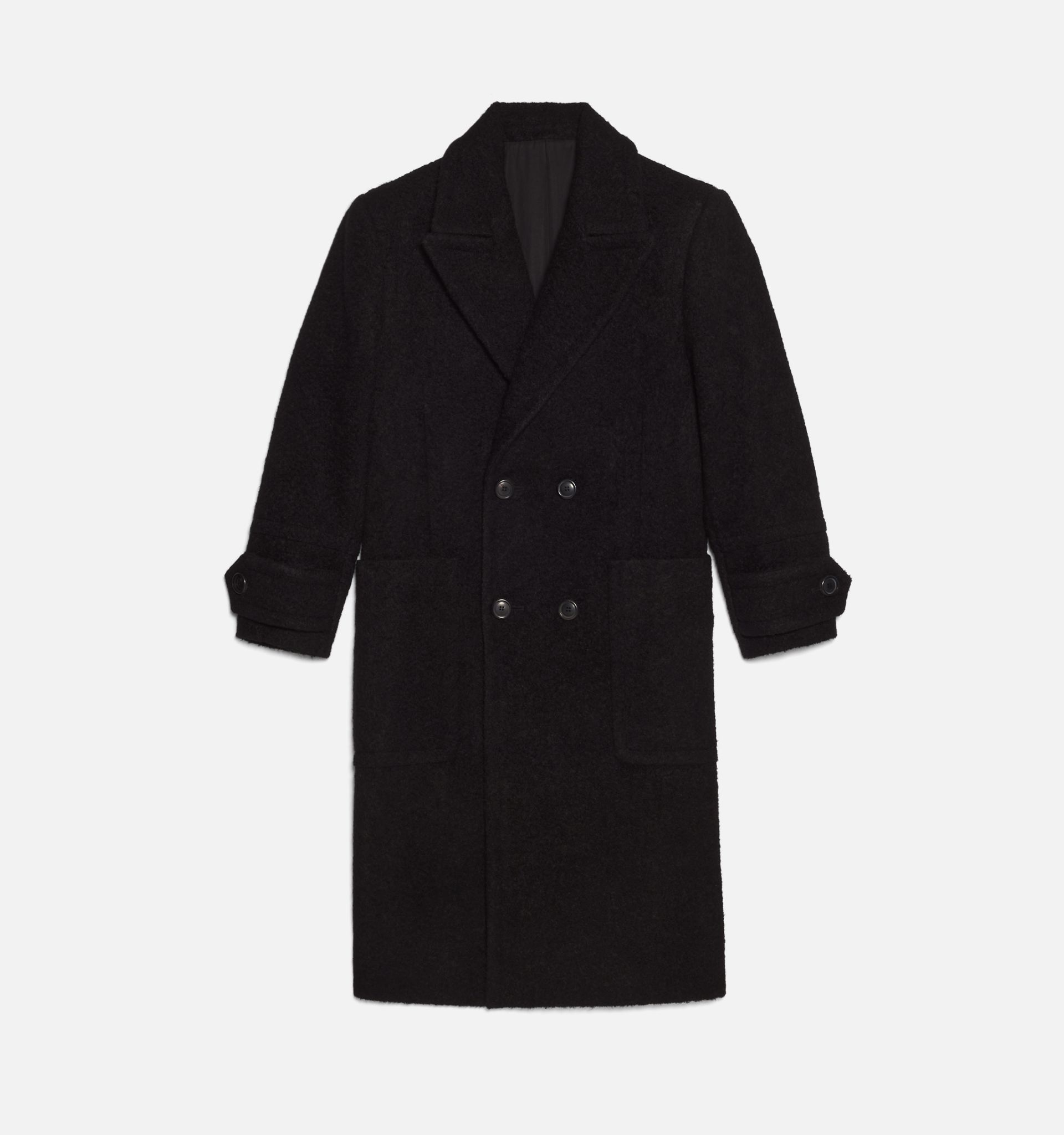 Double Breasted Structured Coat - 3