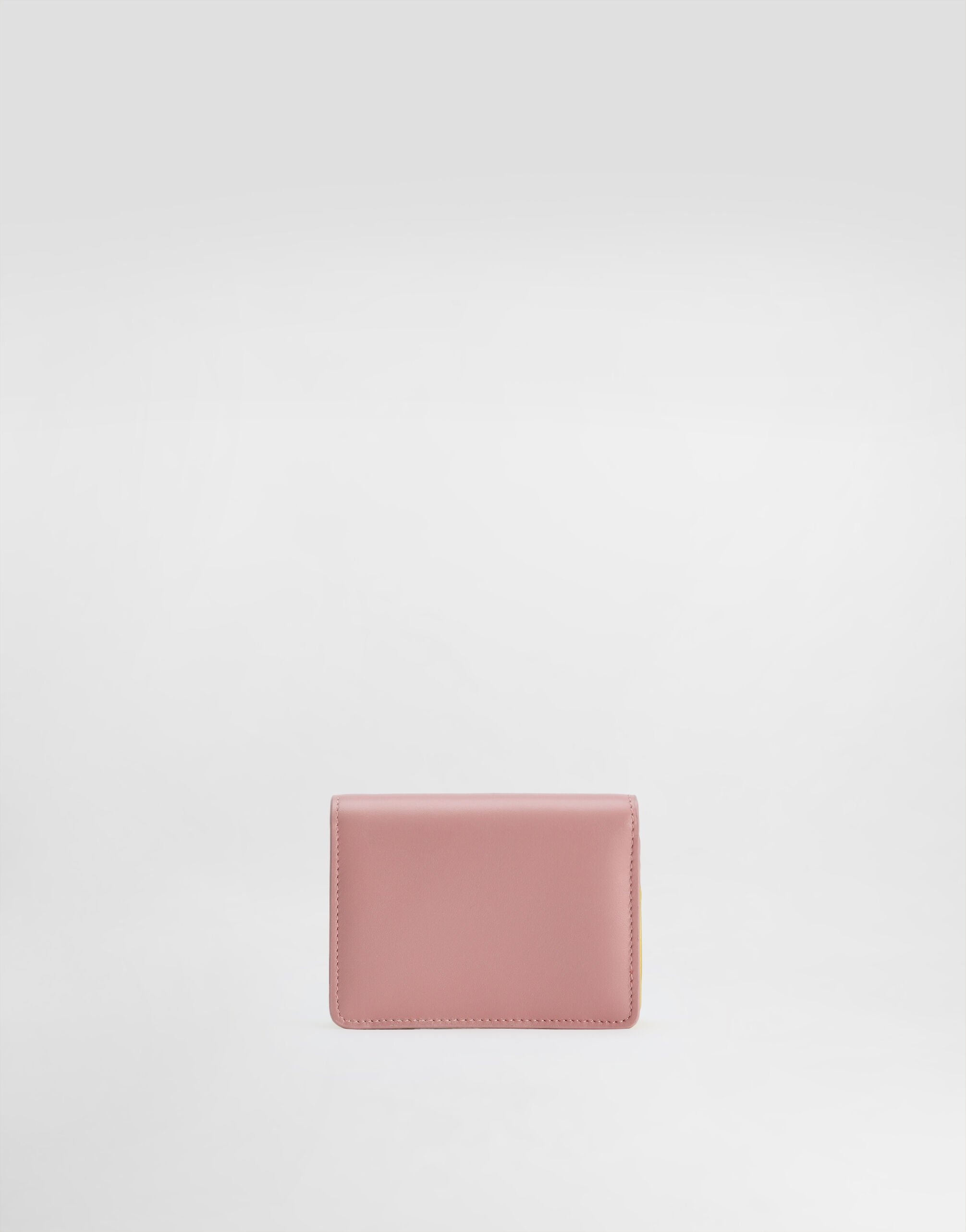 Calfskin wallet with DG logo - 3