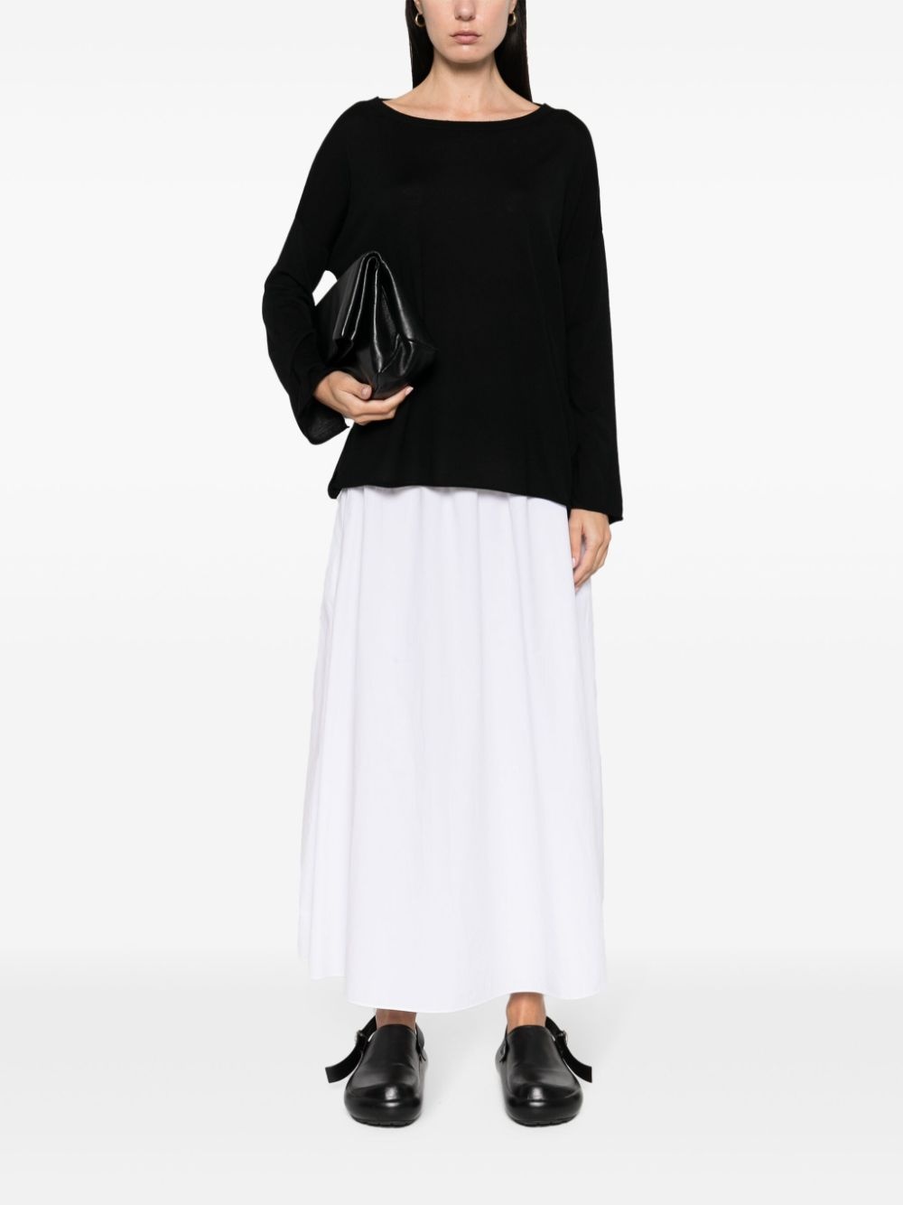 boat-neck virgin-wool jumper - 2