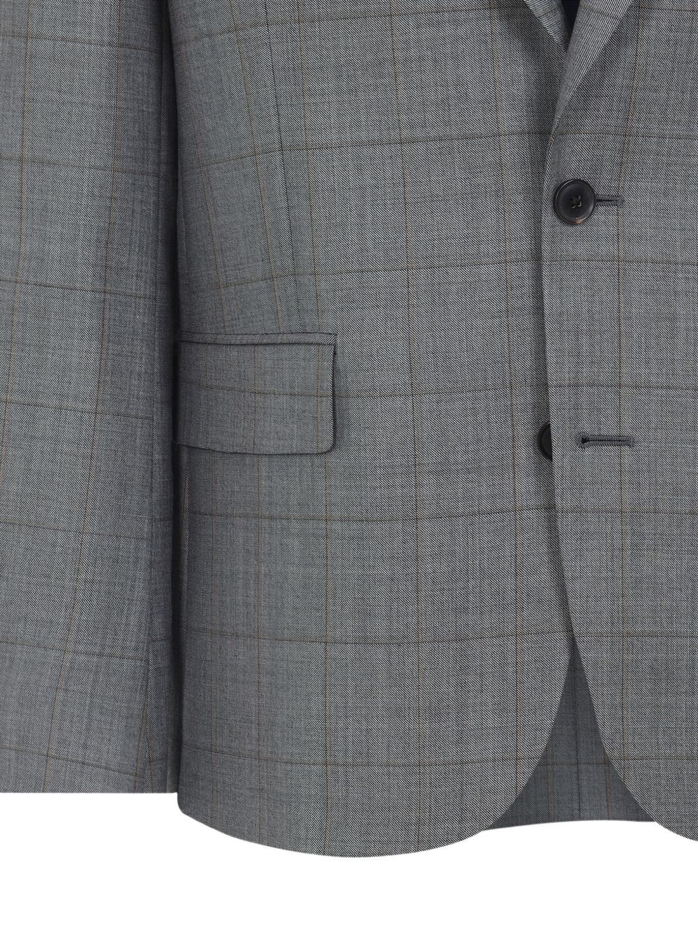 wool single-breasted suit - 4