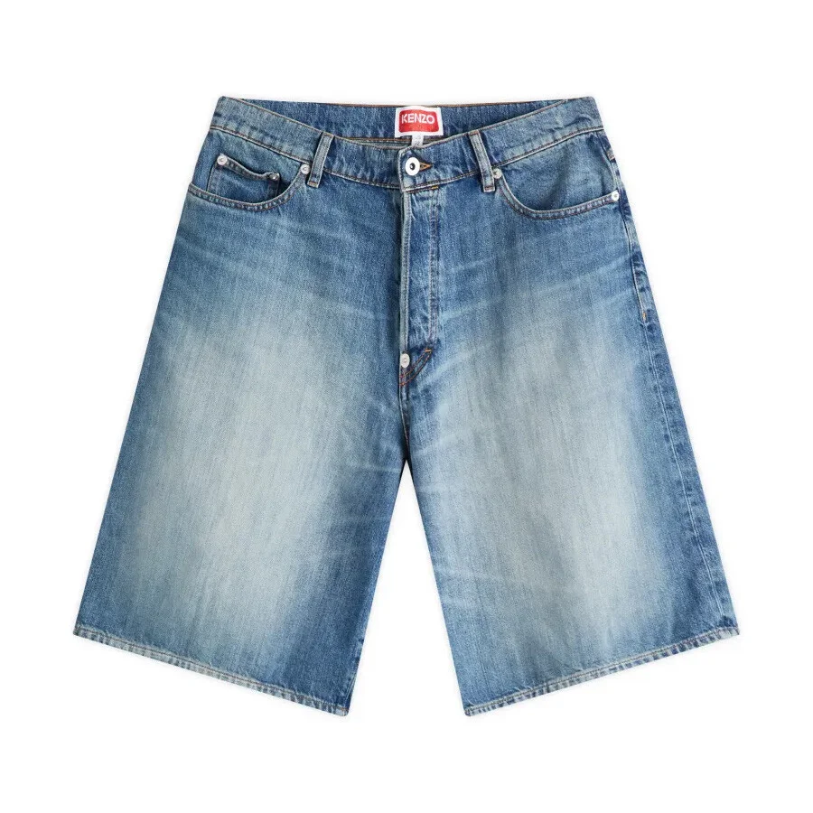 Kenzo Straight Short In Japanese Denim - 1