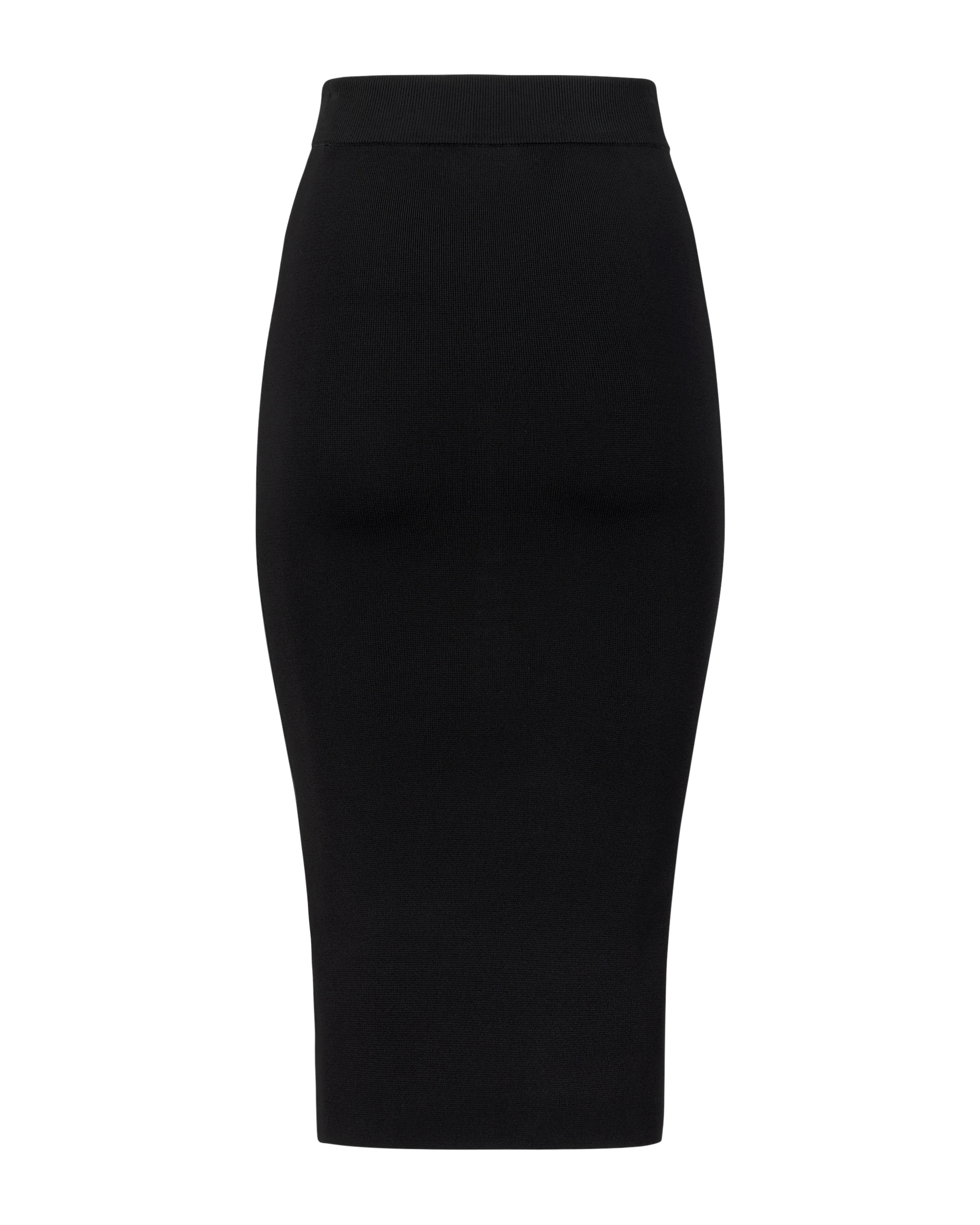 KNIT SKIRT BLACK - 8