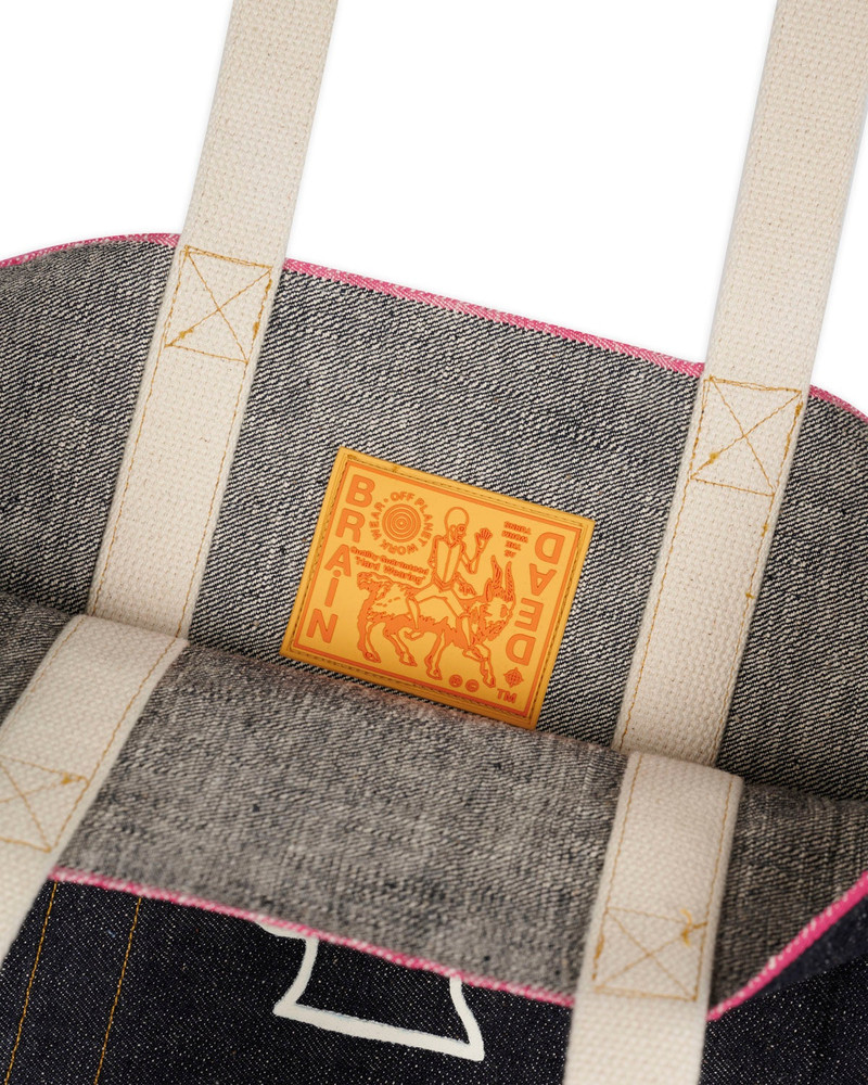 Selvedge Denim Logohead Tote Bag - Indigo 3