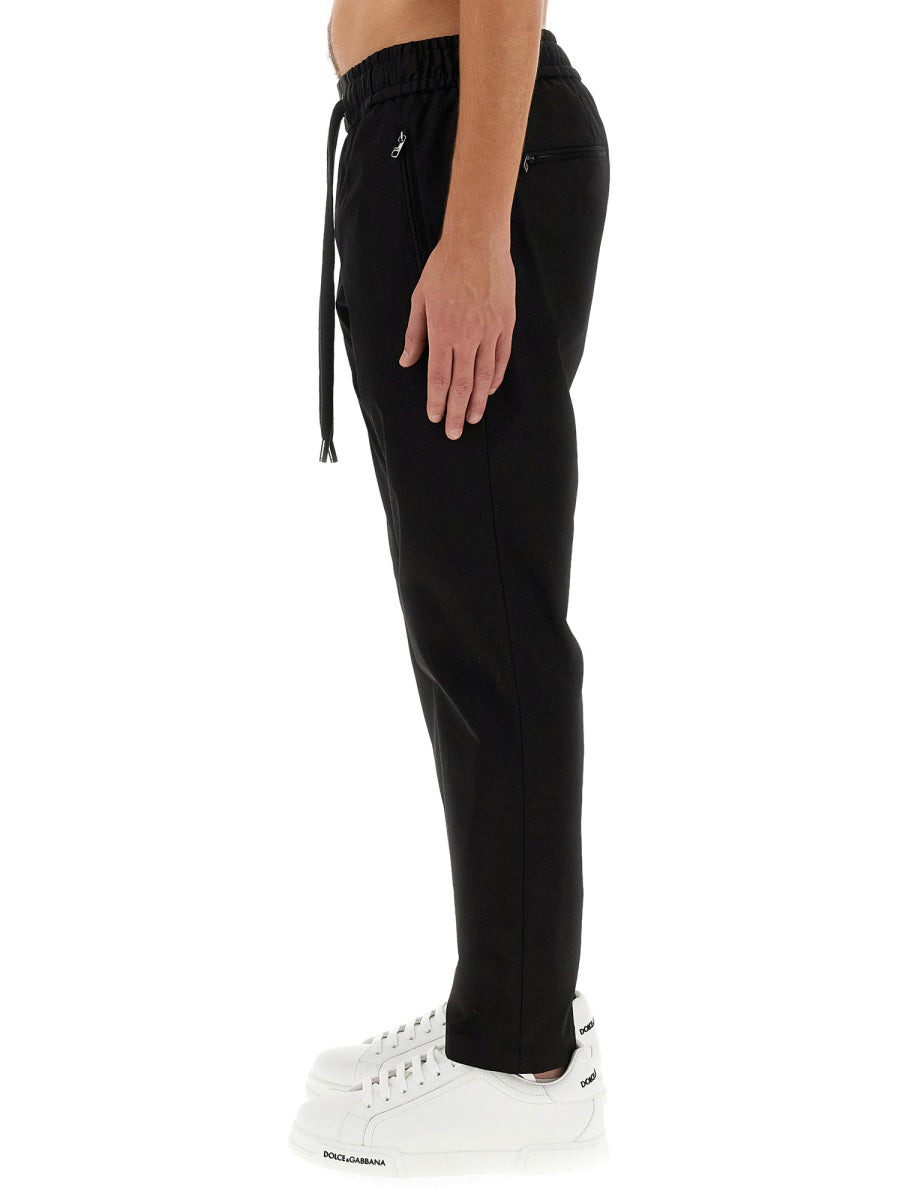 Jogging Pants With Plaque - 4