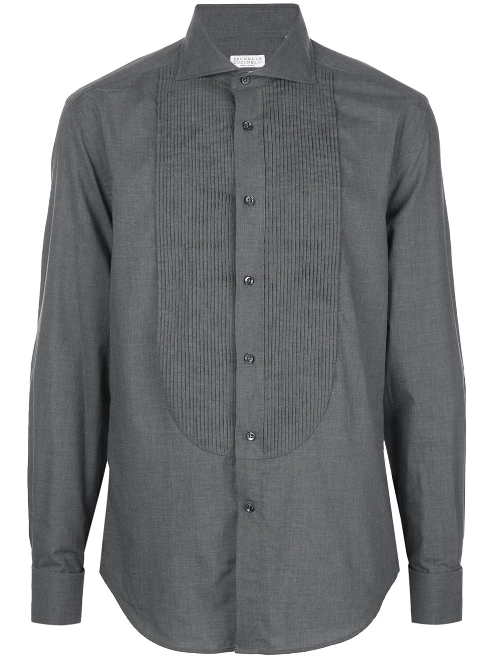 pleated woven shirt - 1