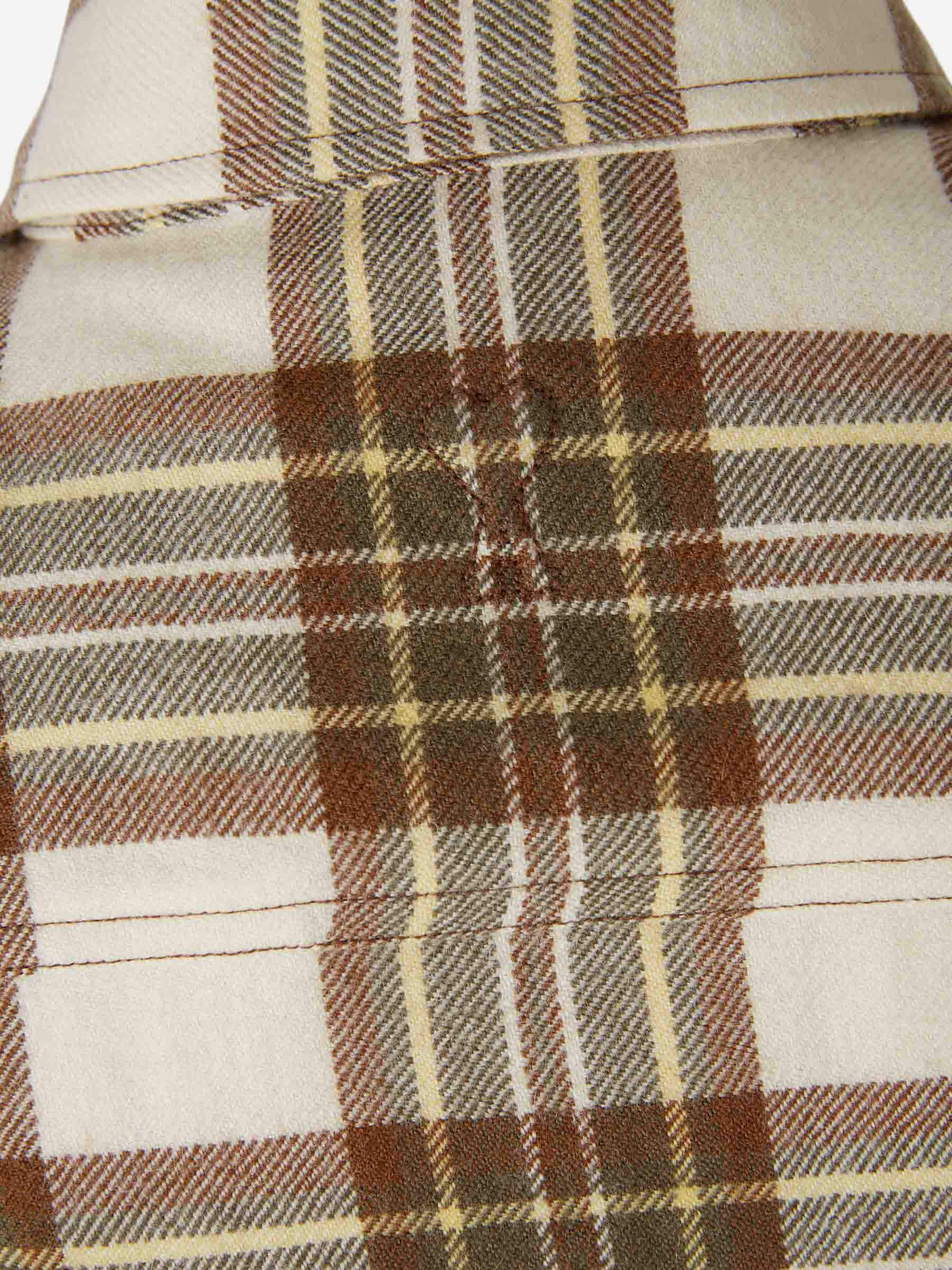 WOOL CHECK OVER SHIRT - 6