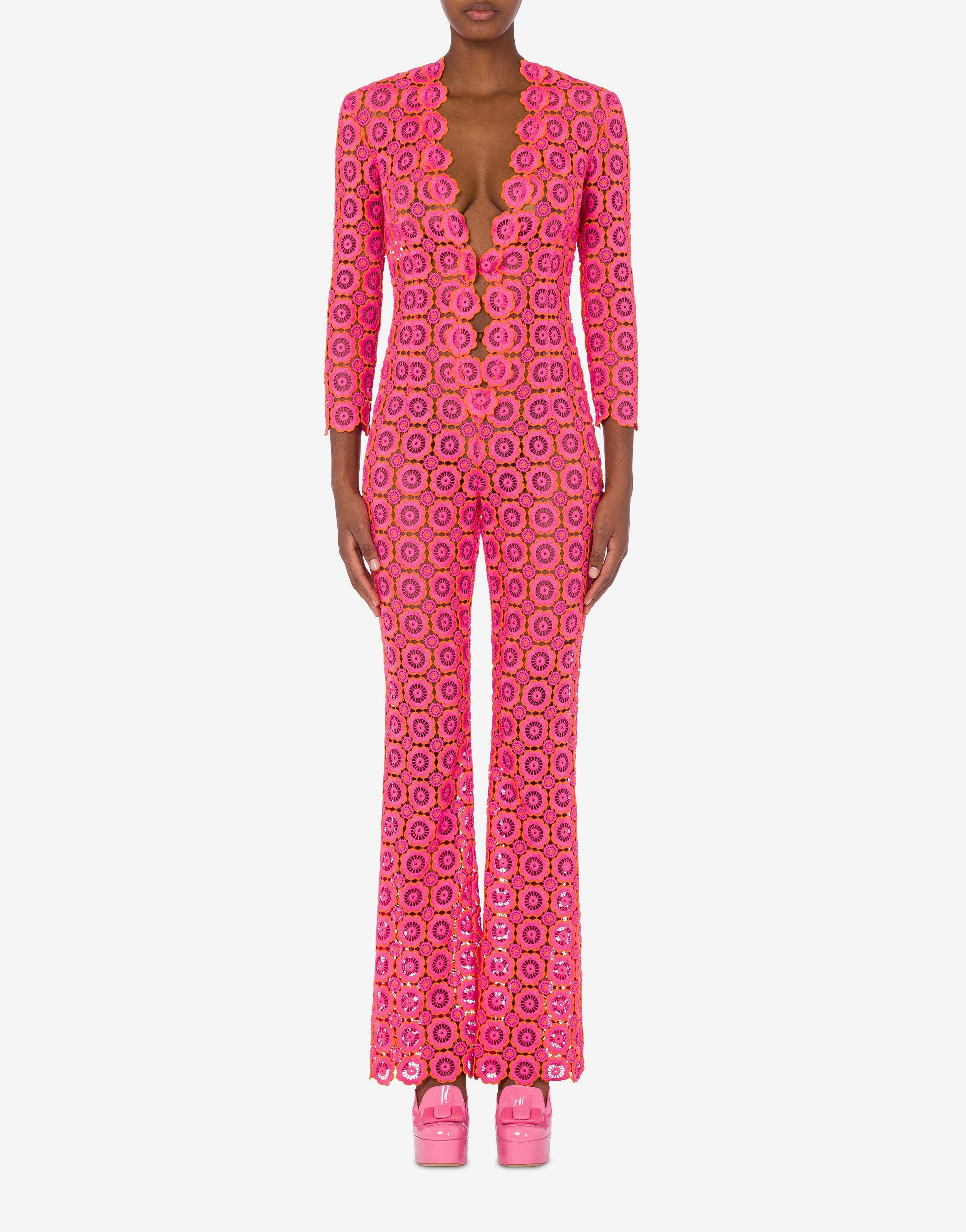 MACRAMÉ LACE JUMPSUIT - 2