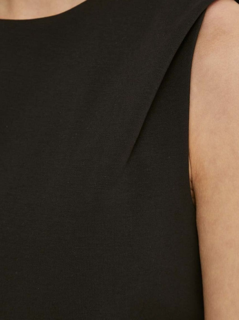 padded-shoulder tank top - 3
