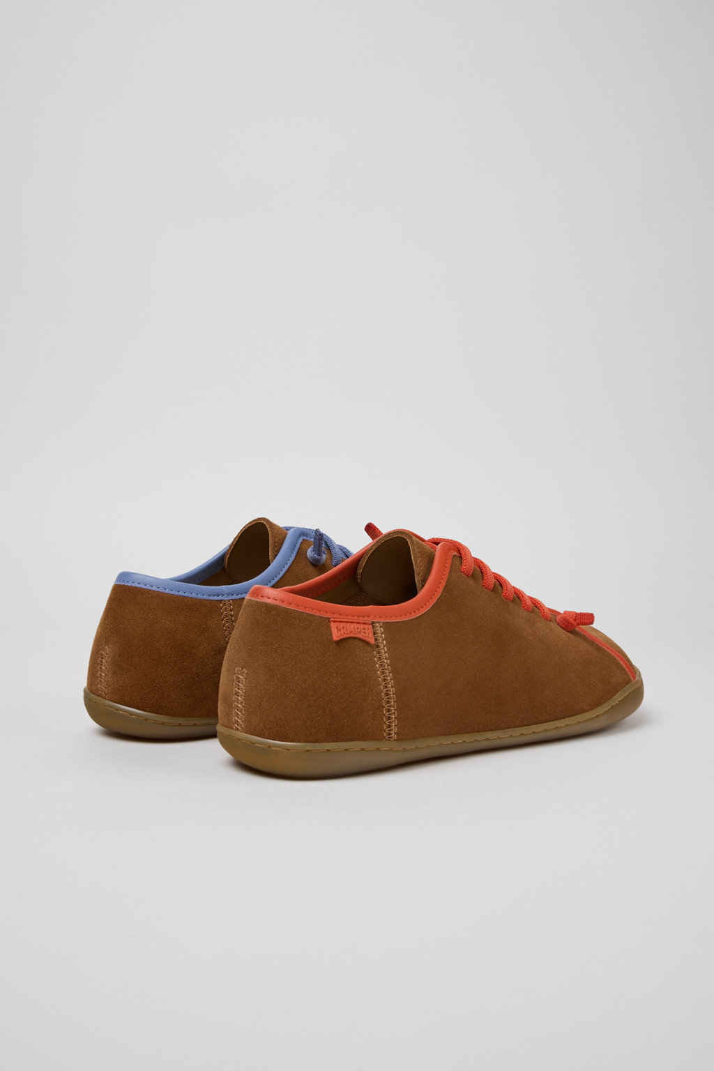 Multicolor Suede and Leather Shoes for Men. - 3