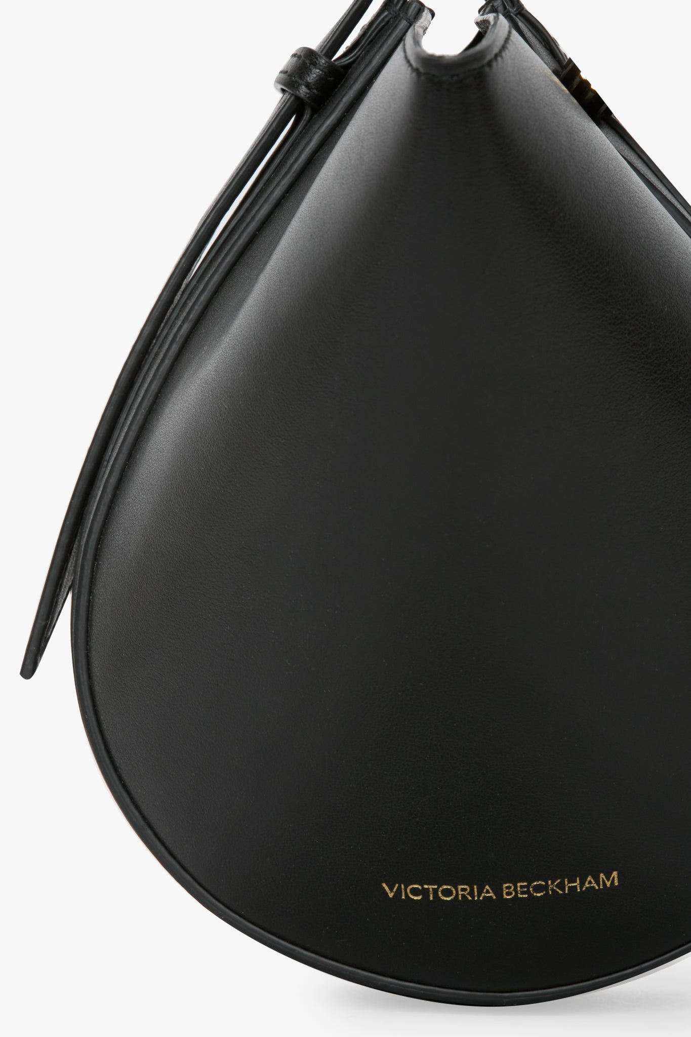 Mini Dia Pouch In Black Smooth Leather - 4