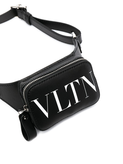 Valentino VLTN logo print mini belt bag outlook