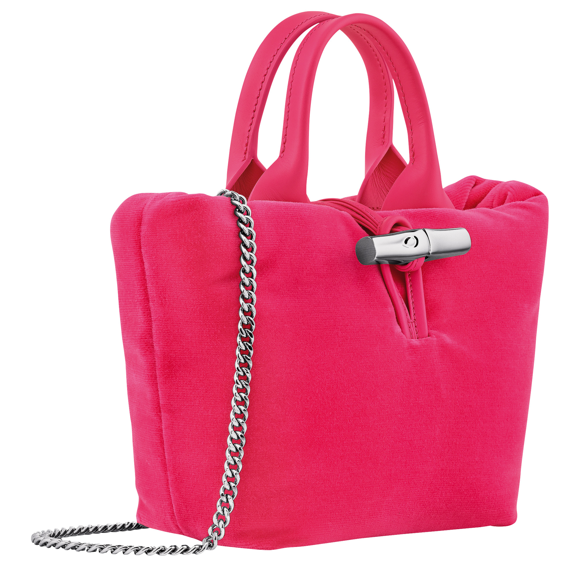 Le Roseau XS Handbag Pink - Canvas - 3