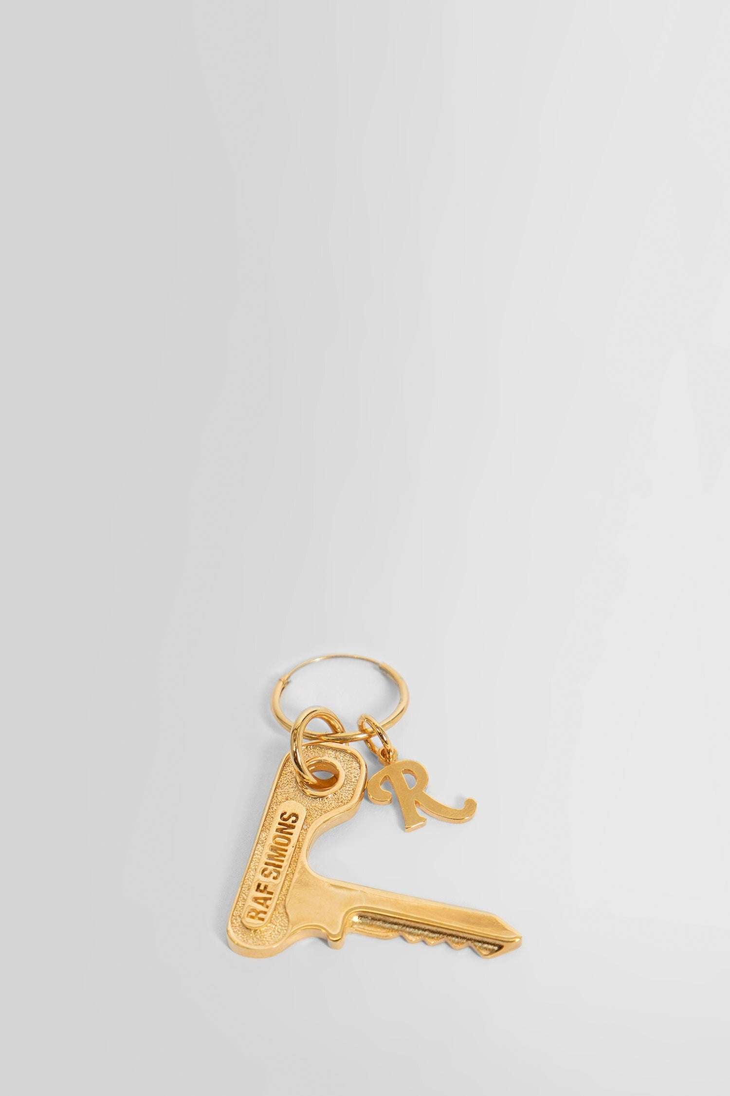 RAF SIMONS MAN GOLD EARRINGS - 2