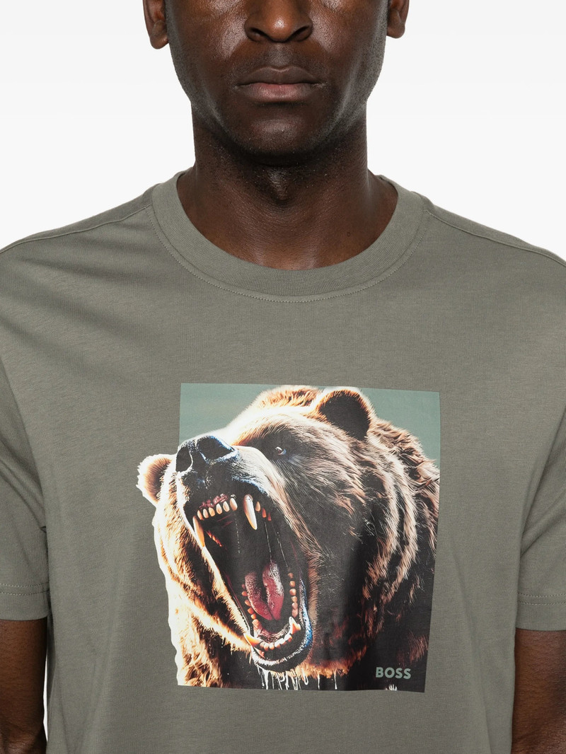 Boss Dobermann Bear-graphic T-shirt 4