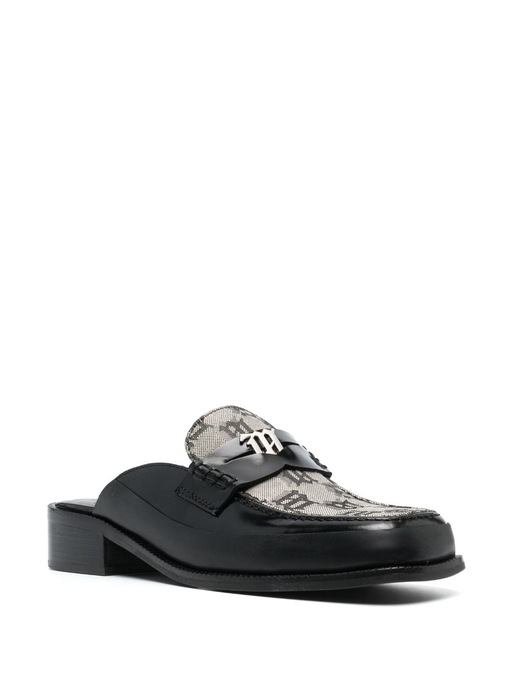 monogram-print mules - 2