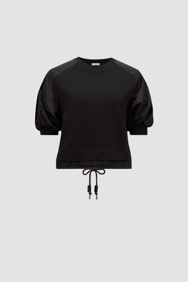Puff Sleeve Cotton T-Shirt 1