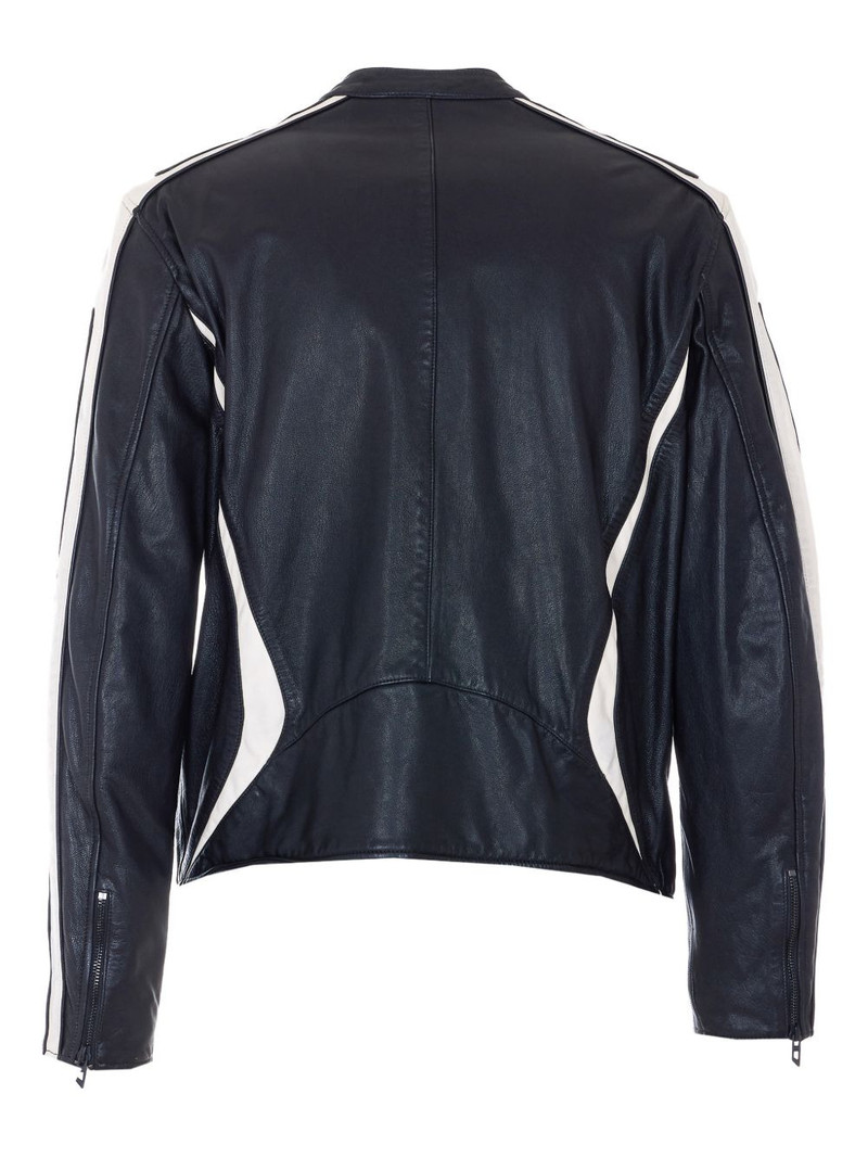 Diesel Adam logo-embossed zip-up jacket outlook