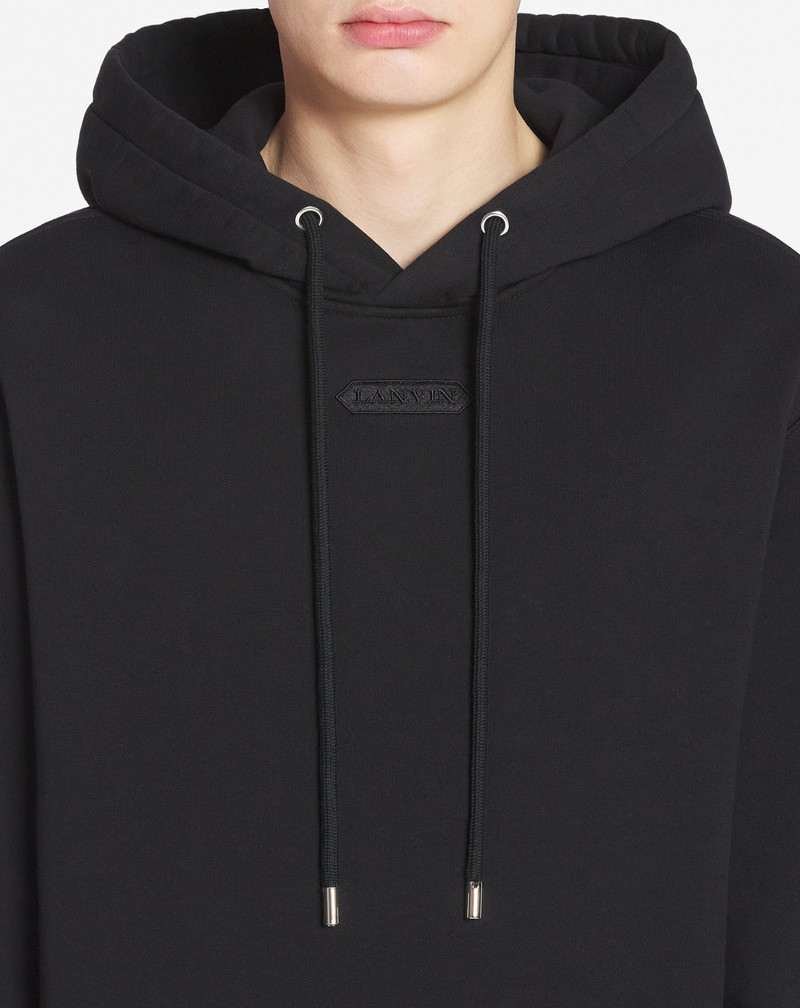 LANVIN DETAIL LOOSE-FITTING HOODIE 5