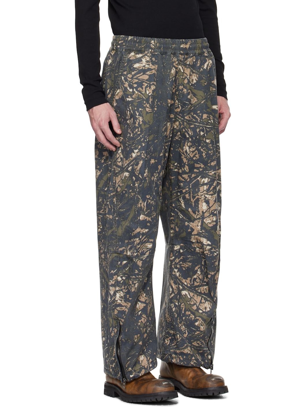 Green & Brown P-Lint Trousers - 2