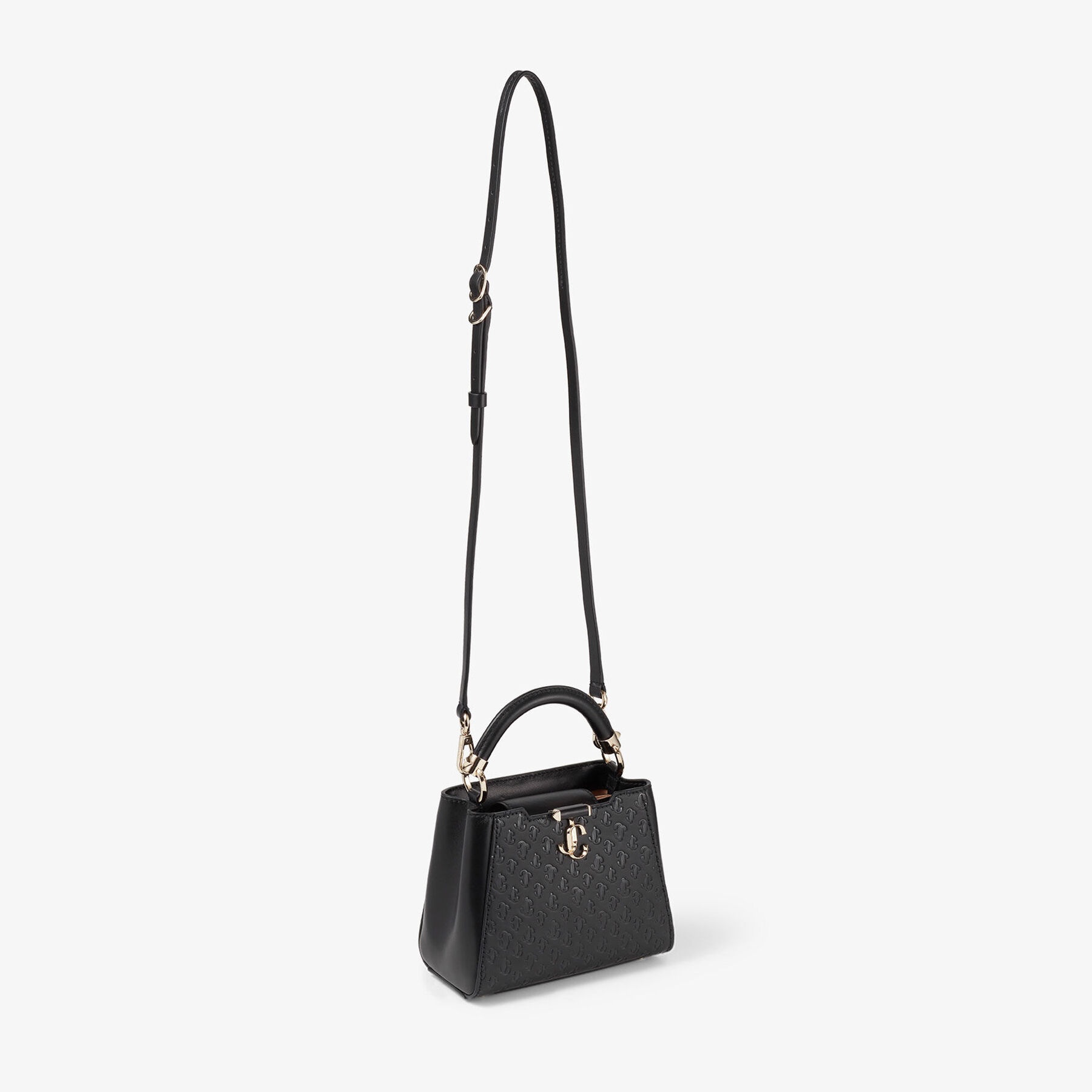 Varenne Top Handle Mini
Black JC Monogram-Print and Leather Top Handle Bag - 4
