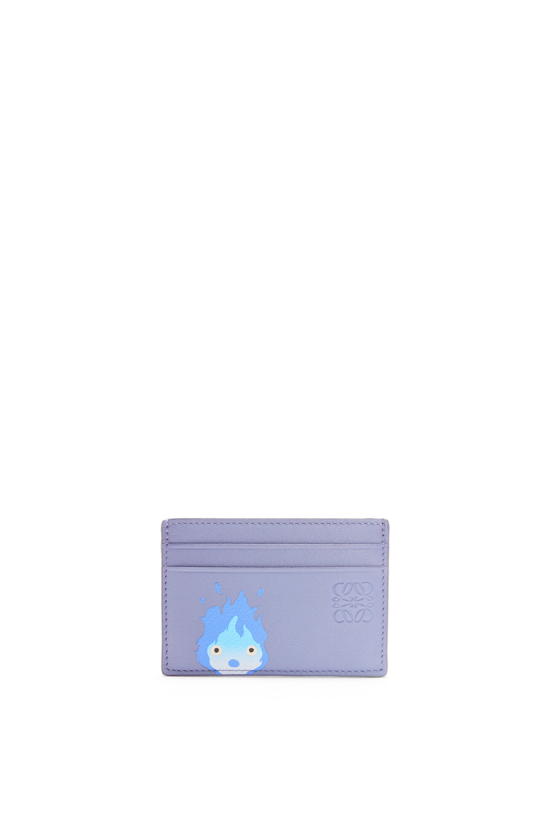 Calcifer plain cardholder in classic calfskin - 1