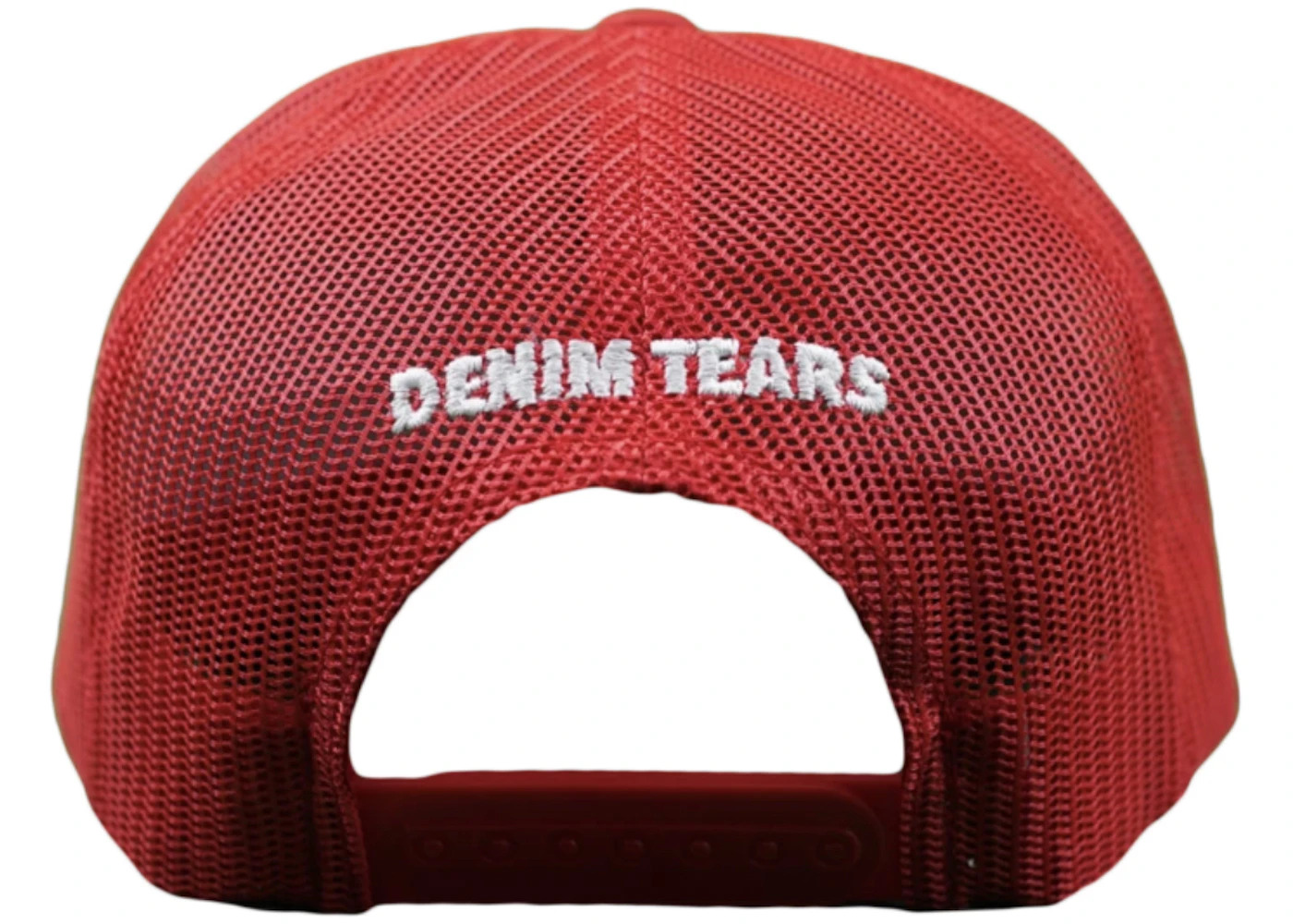 Denim Tears Saint Mary Southern Man Trucker Hat Red - 2