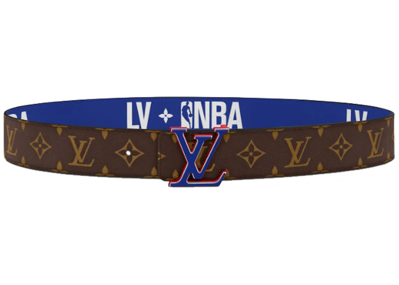 Louis Vuitton Louis Vuitton x NBA LV 3 Steps 40MM Reversible Belt Monogram outlook