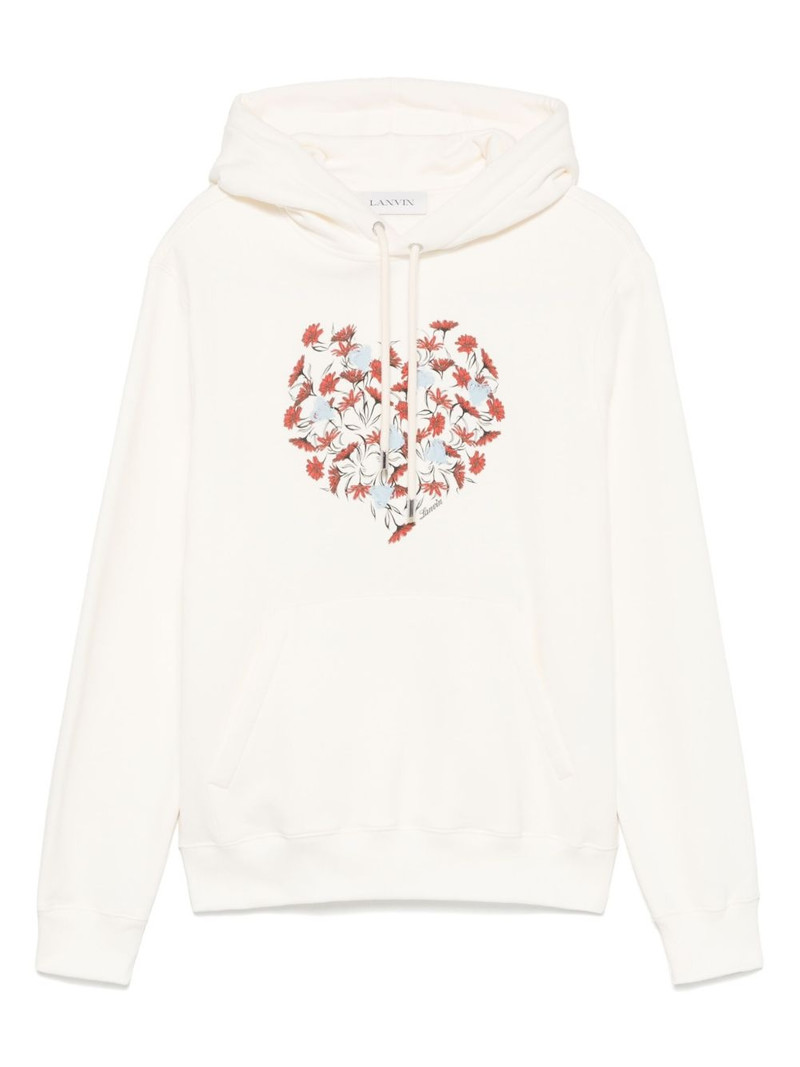 floral-print hoodie 1