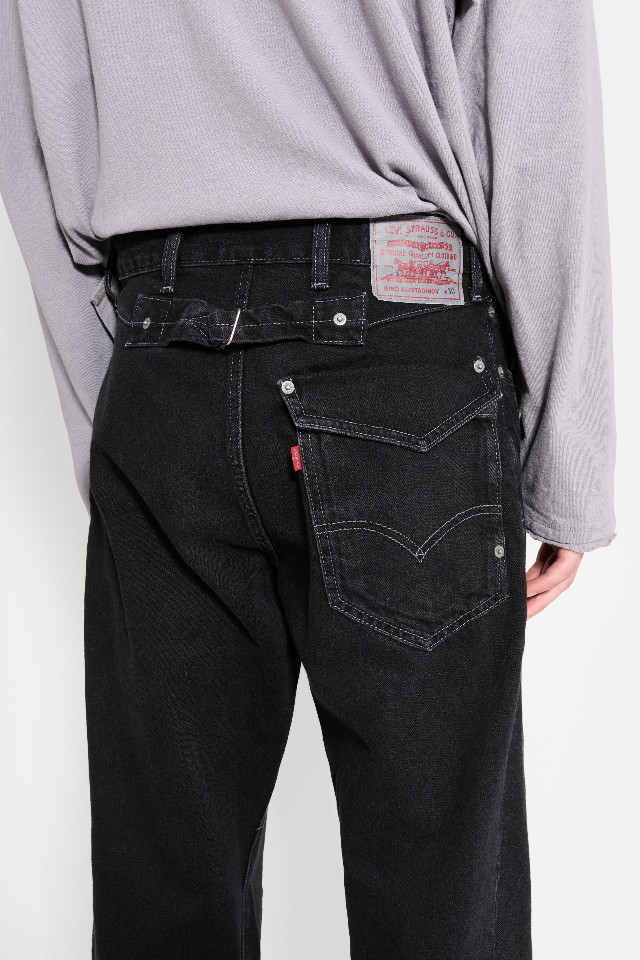 Levi's® X Kiko Kostadinov Denim Trousers - Black | Levi's® US