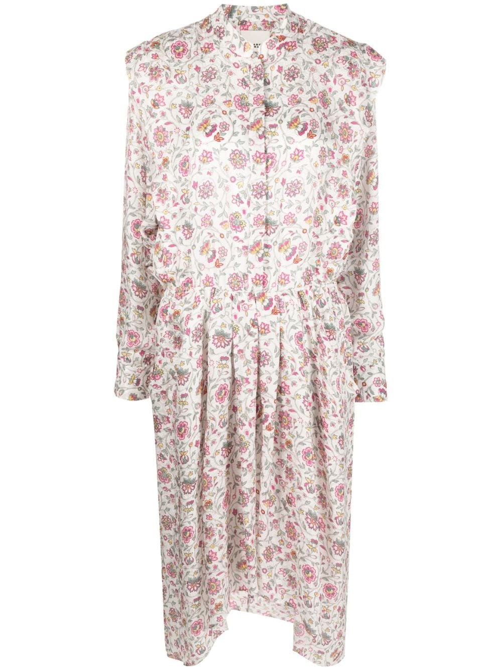 Leidy floral-print shirtdress - 1