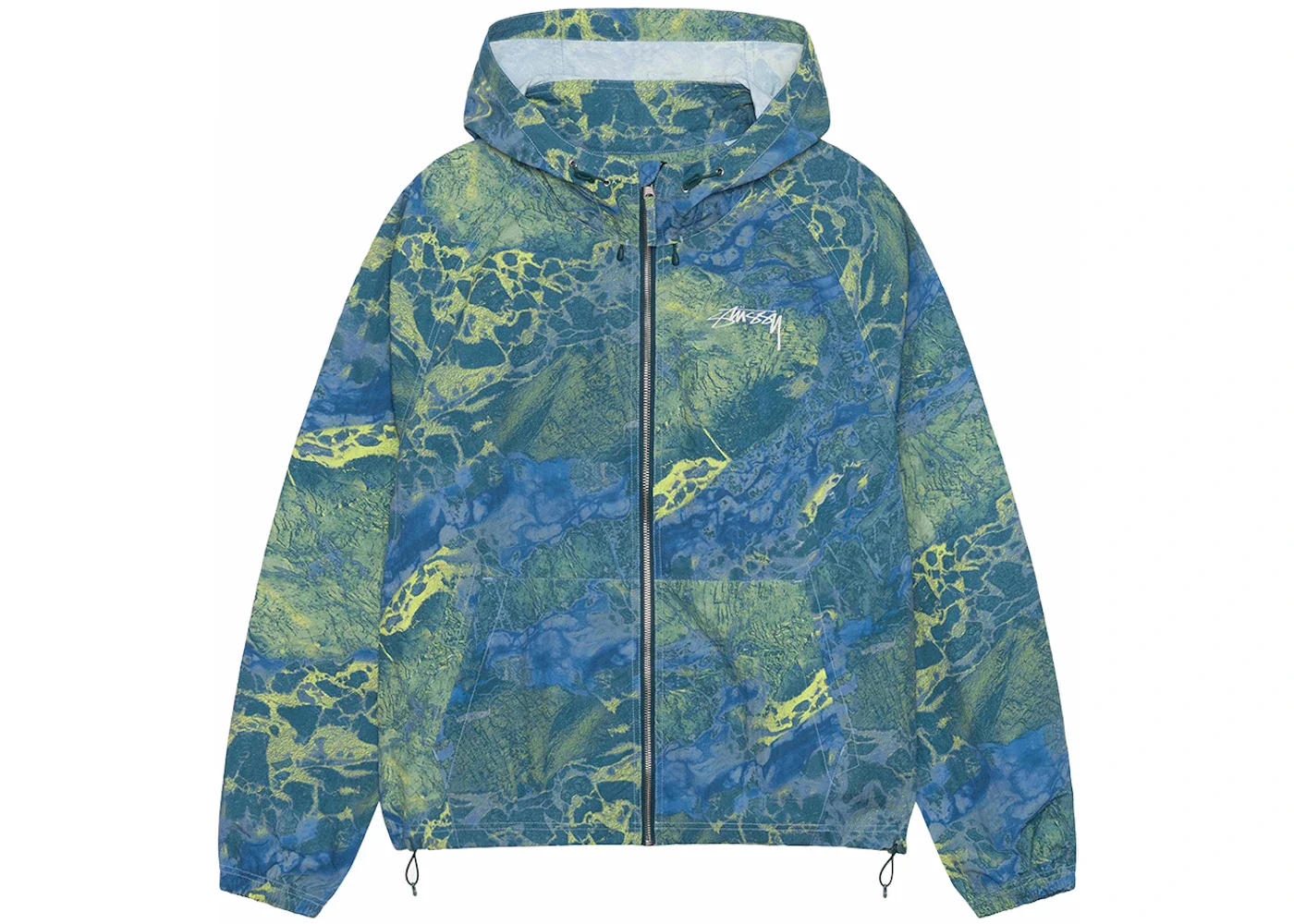 Stussy Realtree Wav3 Beach Shell Blue/Yellow - 1