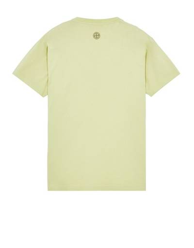 Stone Island 2NS92 30/1 COTTON JERSEY 'TRICROMIA ONE' PRINT_GARMENT DYED LIGHT GREEN outlook