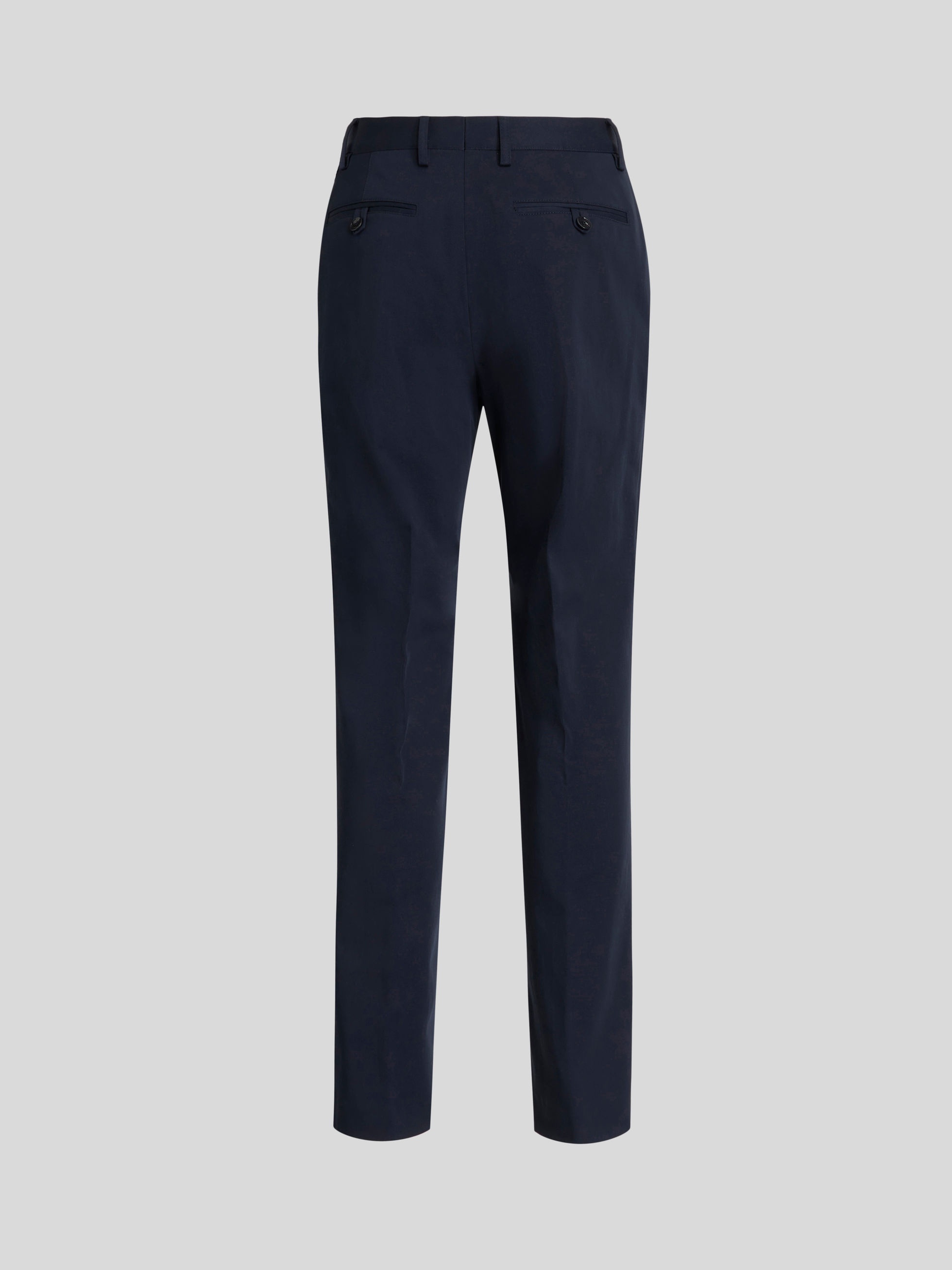 COTTON GABARDINE TROUSERS - 2