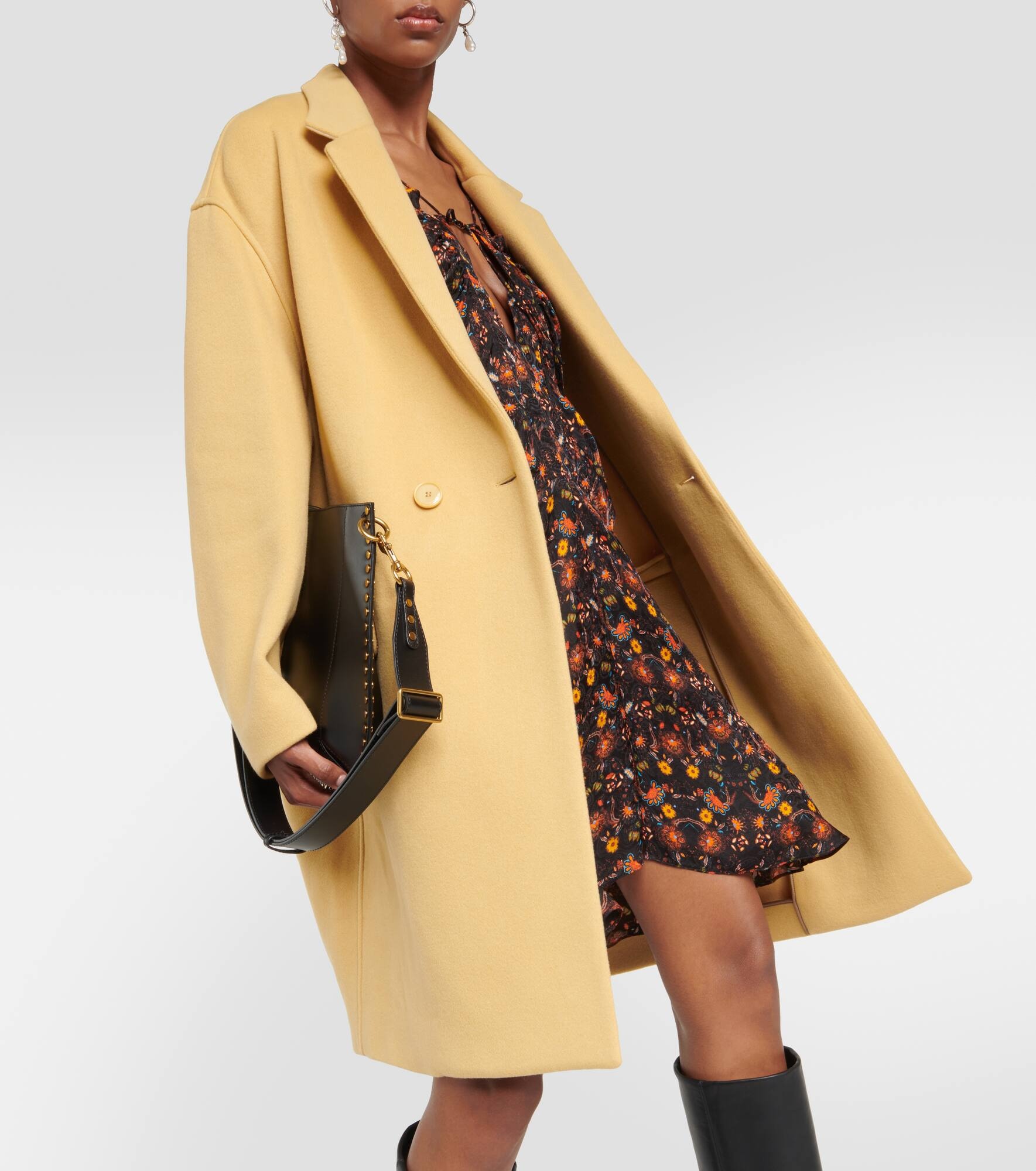 Efegozi wool-blend coat - 5