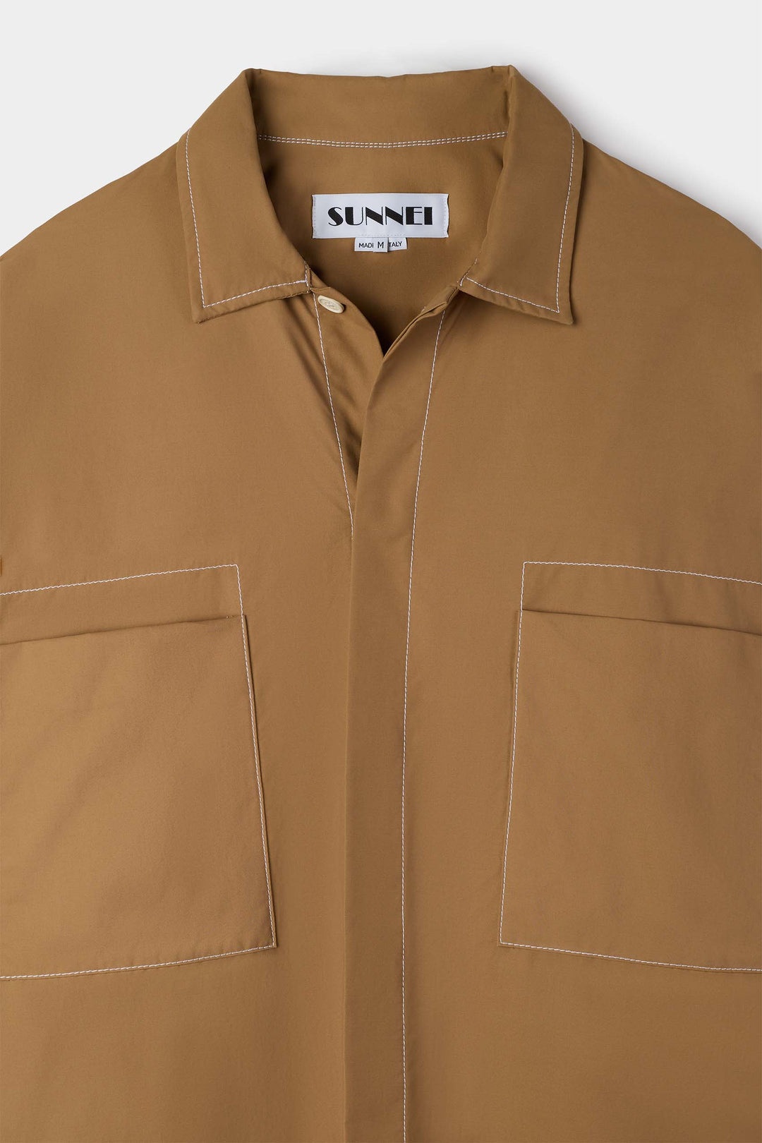 MEGA OVER SHIRT / dark beige - 5