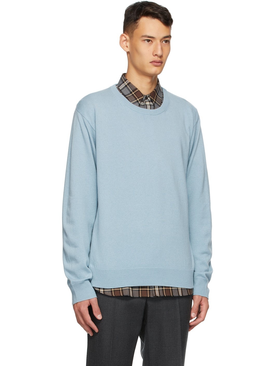 Blue Cashmere Sweater - 2