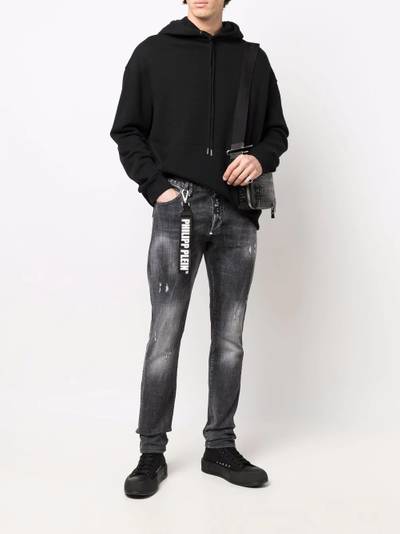 PHILIPP PLEIN distressed slim-fit jeans outlook