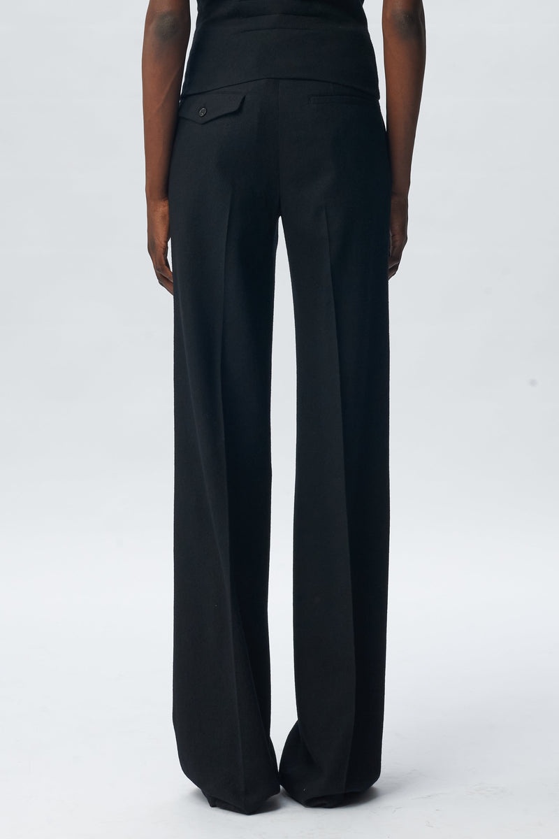 ann demeulemeester maaike トラウザー　スラックス Maaike Flared Leg Comfort Trousers – Ann Demeulemeester