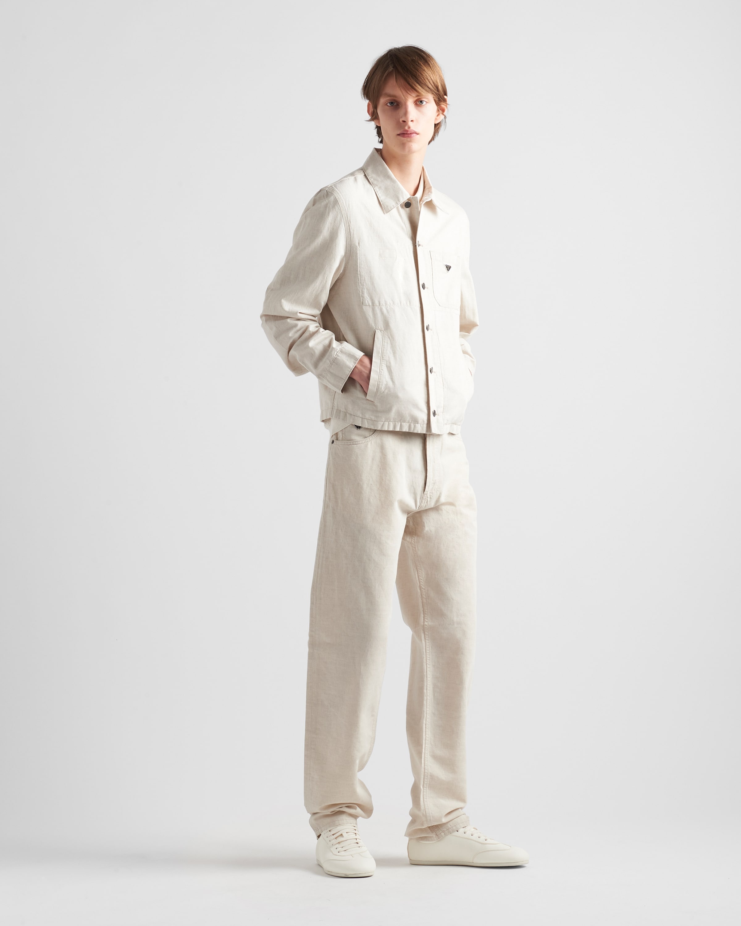 Chambray blouson jacket - 2