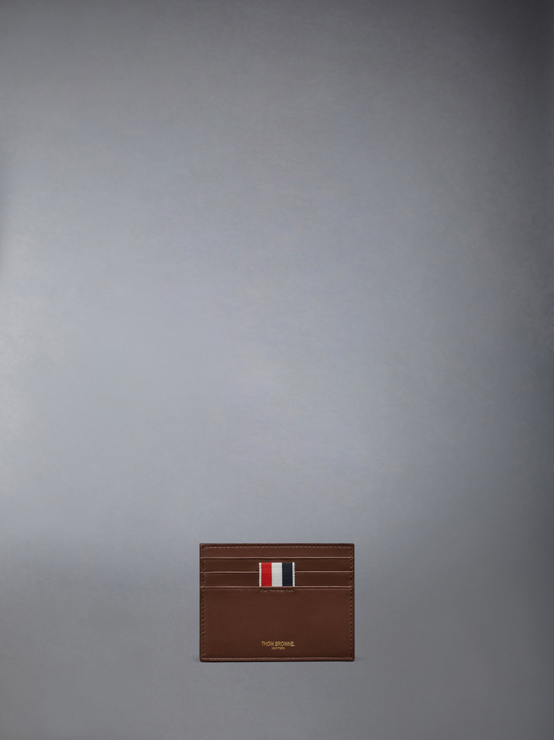 Soft Calf Leather Single Card Holder 1