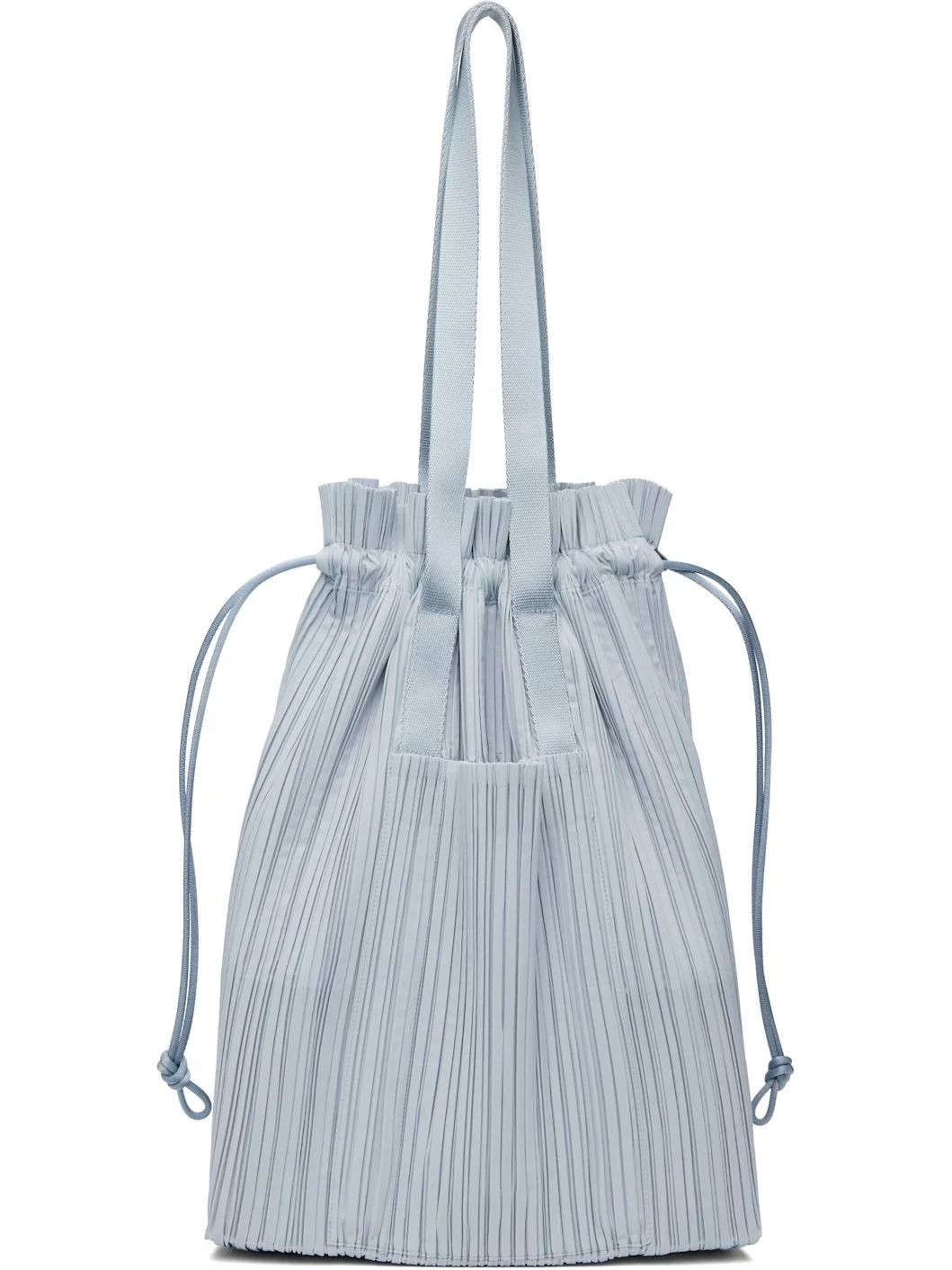Gray Pleats Tote - 1