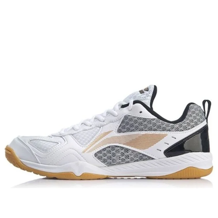 Li-Ning Ma Long Signature Table Tennis Shoes 'White Black' APTP001-4 - 1