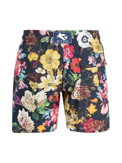 Etro floral-print swim shorts outlook