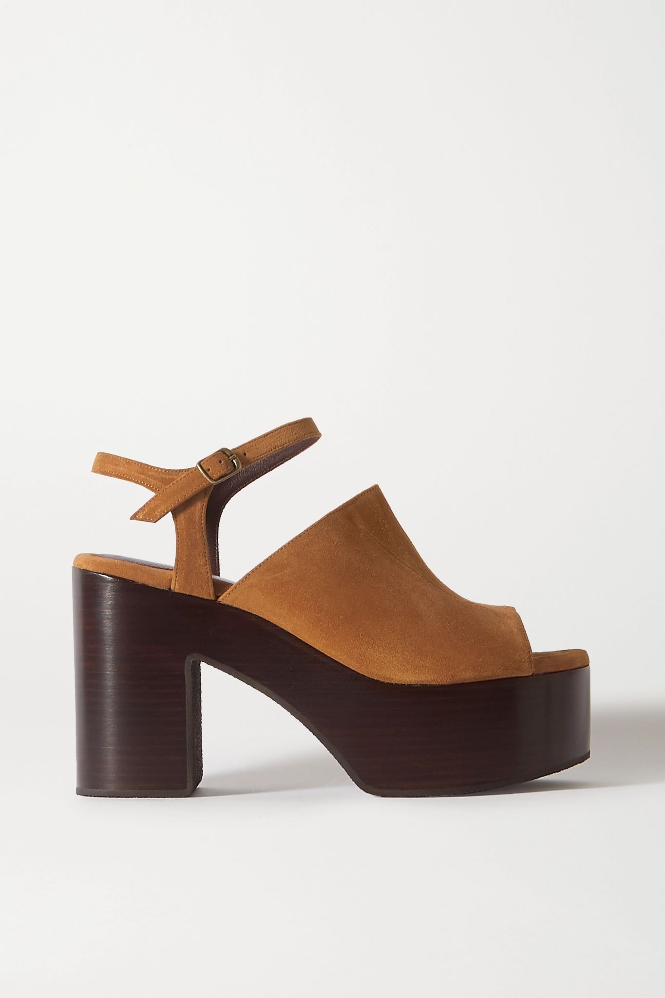 Suede platform sandals  - 1