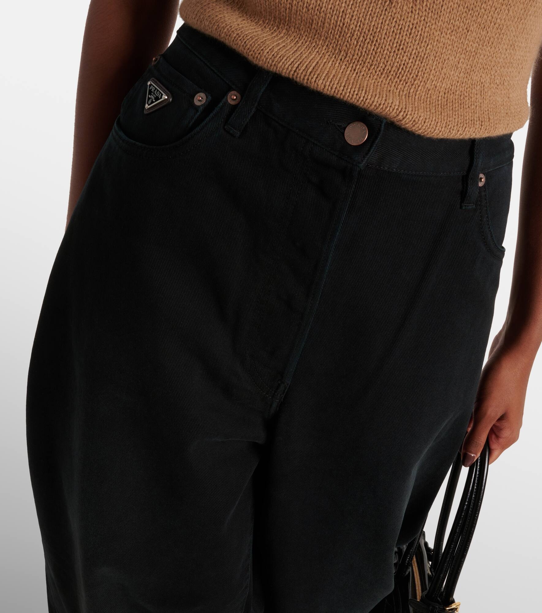 High-rise wide-leg jeans - 4