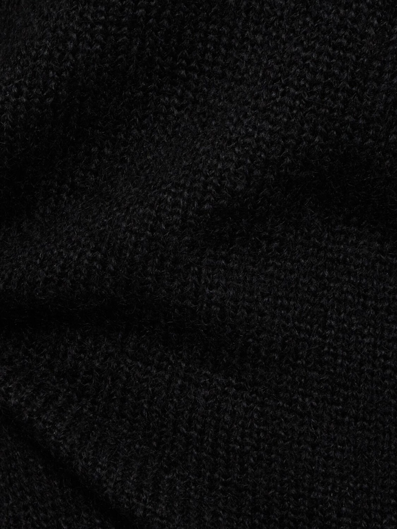 Alpaca blend crewneck knit sweater - 4