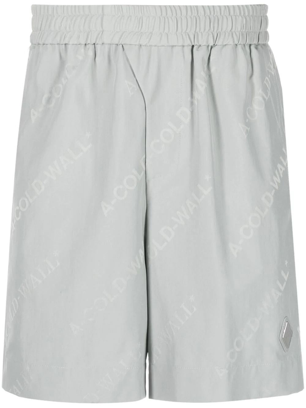 logo-print shorts - 1